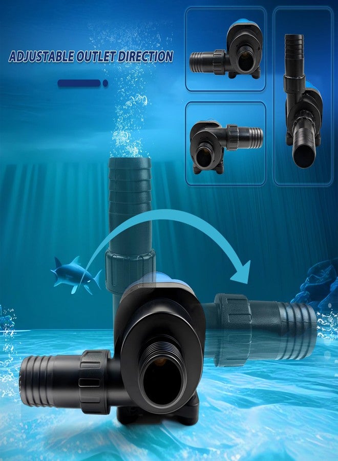 CONQUERALL DC 24V CHS-1500 9W DC Return Pump 385GPH(US) 9.1FT Durable with Controller for Fish Tank, Aquaculture, Aquaculture Oxygenation . - Image 4